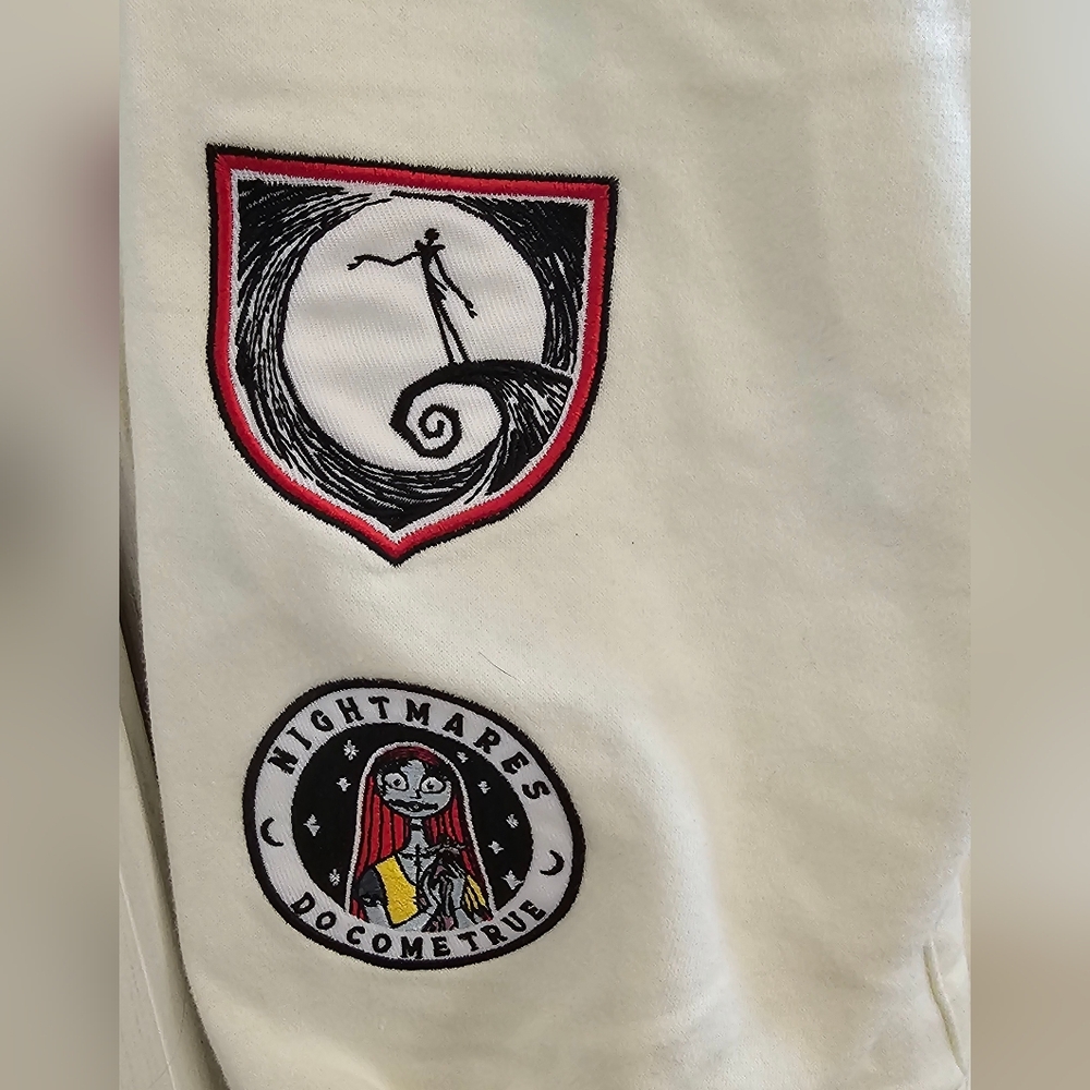 NWT Disney Nightmare Before Christmas Womens Hoodie Fleece Full Zip Size M - Picture 7 of 9